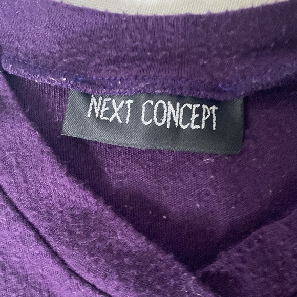 Next Concept purple pullover top - Picture 2 of 2